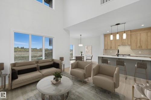 37 Gable Common, Spruce Grove, AB - Indoor Photo Showing Living Room