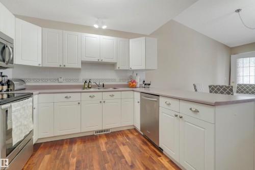 13 9420 172 Street, Edmonton, AB - Indoor Photo Showing Kitchen With Double Sink