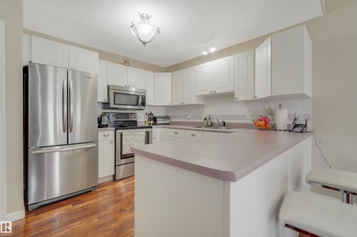 13 9420 172 Street, Edmonton, AB - Indoor Photo Showing Kitchen With Stainless Steel Kitchen With Double Sink