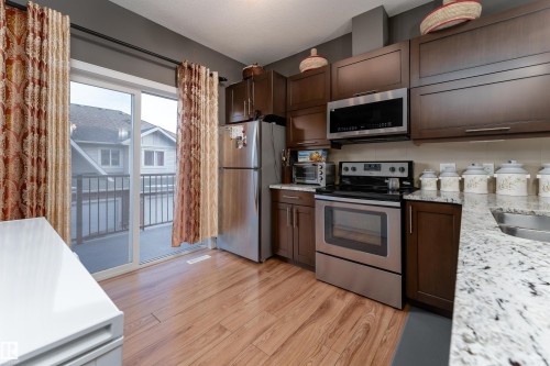 37 13003 132 Avenue, Edmonton, AB - Indoor Photo Showing Kitchen With Double Sink