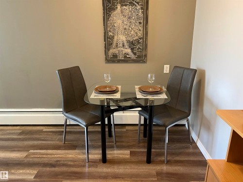 103 8310 Jasper Avenue, Edmonton, AB - Indoor Photo Showing Dining Room