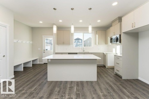 6409 63 Street, Beaumont, AB - Indoor Photo Showing Kitchen With Upgraded Kitchen