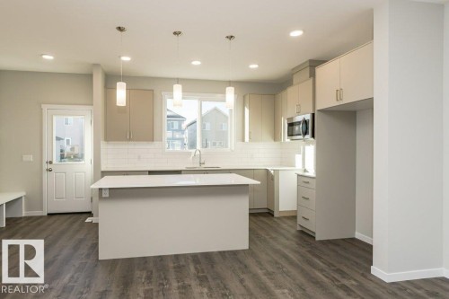 6409 63 Street, Beaumont, AB - Indoor Photo Showing Kitchen With Upgraded Kitchen