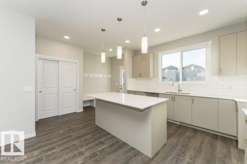 6409 63 Street, Beaumont, AB - Indoor Photo Showing Kitchen With Upgraded Kitchen