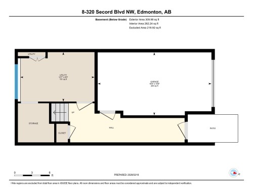 View of floor plan / room layout - 8 320 Secord Boulevard, Edmonton, AB - Other
