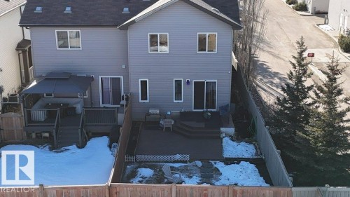 Back of property with a deck - 1426 25 Avenue Nw, Edmonton, AB - Outdoor With Exterior