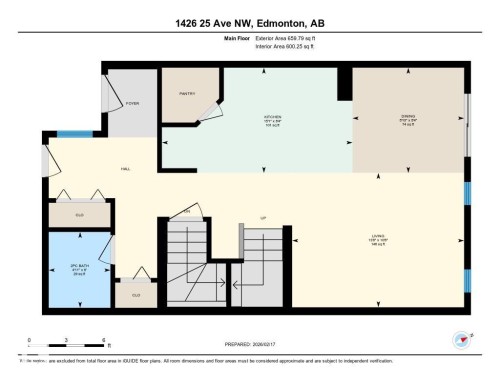 View of home floor plan - 1426 25 Avenue Nw, Edmonton, AB - Other
