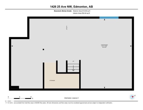 View of home floor plan - 1426 25 Avenue Nw, Edmonton, AB - Other