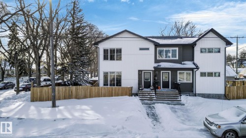View of front of home - 9103 120 Avenue, Edmonton, AB - Outdoor With Facade