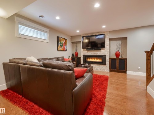 10997 131 Street, Edmonton, AB - Indoor With Fireplace
