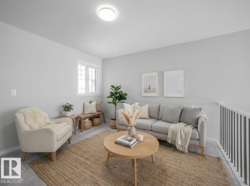 7103 177 Avenue, Edmonton, AB - Indoor Photo Showing Living Room