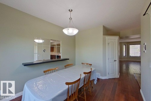 10 903 Rutherford Road Sw, Edmonton, AB - Indoor Photo Showing Dining Room