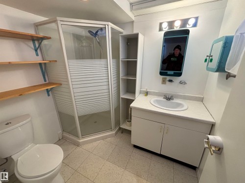 Basement 3 pc bath - 12303 131 Street Nw, Edmonton, AB - Indoor Photo Showing Bathroom