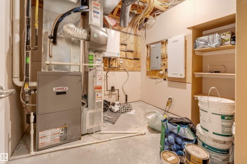 Edmonton, AB - Indoor Photo Showing Basement