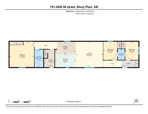 View of room layout - 151 3400 48 Street, Stony Plain, AB - Other