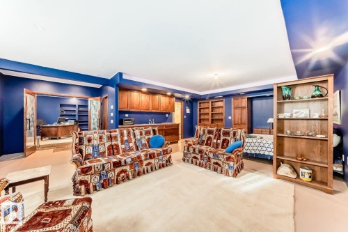 View of carpeted living area - 777 Butterworth Drive, Edmonton, AB - Indoor