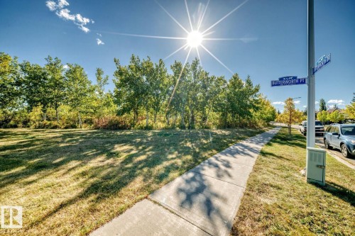 View of grassy yard - 777 Butterworth Drive, Edmonton, AB - Outdoor