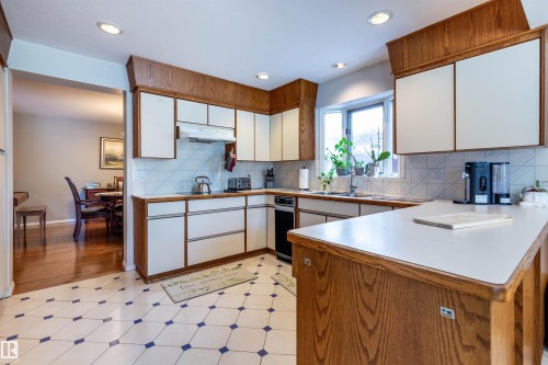 232 Gariepy Crescent, Edmonton, AB - Indoor Photo Showing Kitchen With Double Sink