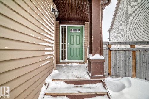 View of exterior entry - 2823 Duke Crescent, Edmonton, AB - Outdoor With Exterior