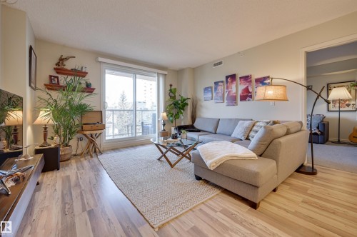 306 10909 103 Avenue, Edmonton, AB - Indoor Photo Showing Living Room