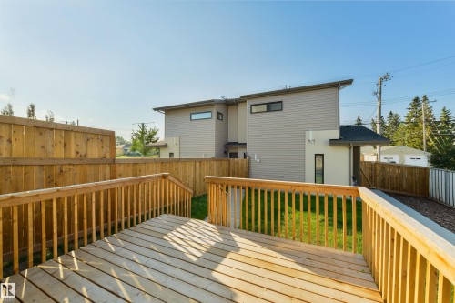 8311 & 8313 76 Avenue, Edmonton, AB - Outdoor With Deck Patio Veranda With Exterior