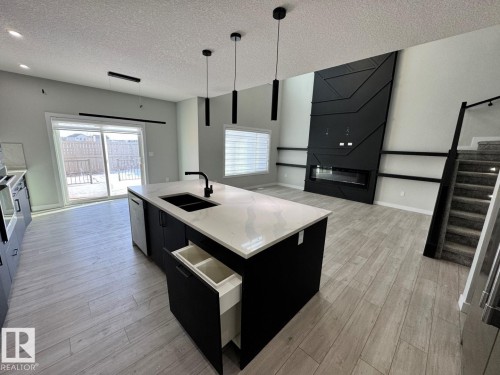 5321 Kimball Place, Edmonton, AB - Indoor Photo Showing Kitchen With Double Sink