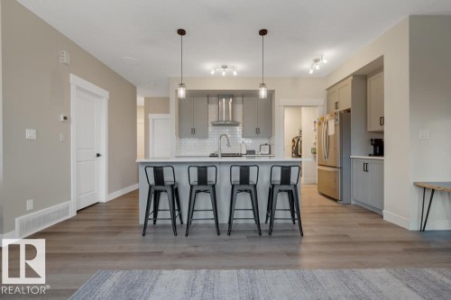 22829 95A Avenue, Edmonton, AB - Indoor Photo Showing Kitchen With Upgraded Kitchen