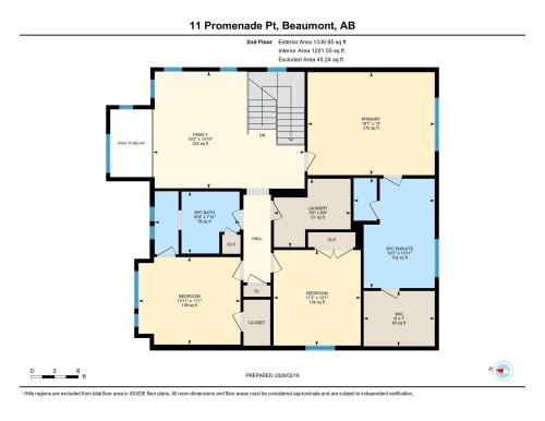 View of property floor plan - 11 Promenade Point(E), Beaumont, AB - Other