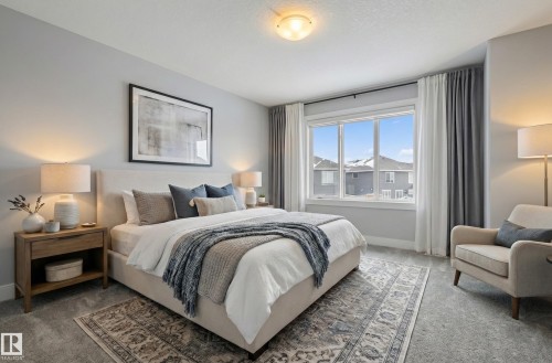 Carpeted bedroom featuring baseboards - 3224 160 Street, Edmonton, AB - Indoor Photo Showing Bedroom