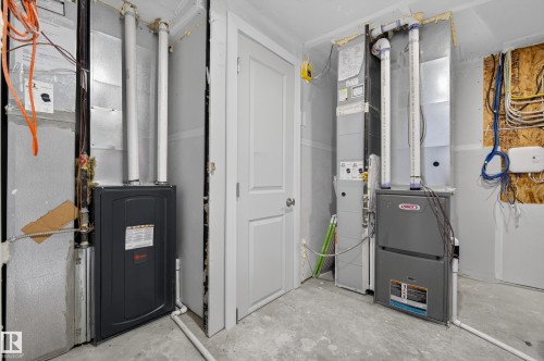 Utilities featuring heating unit - 3224 160 Street, Edmonton, AB - Indoor