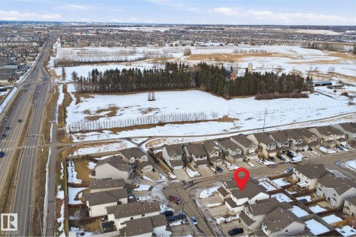 Aerial view of residential area - 2923 16 Street, Edmonton, AB - Outdoor With View