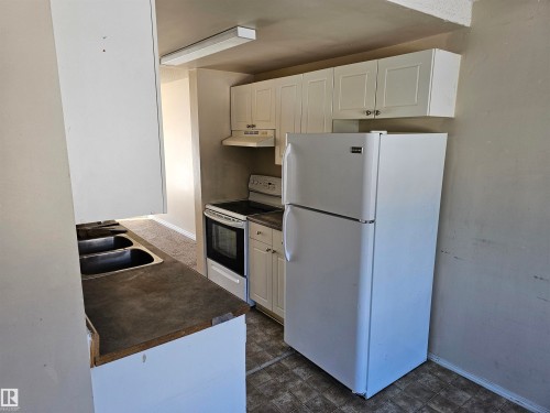 206 11421 34St, Edmonton, AB - Indoor Photo Showing Kitchen With Double Sink