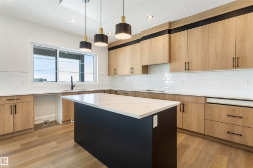 200 Basin Court, Leduc, AB - Indoor Photo Showing Kitchen