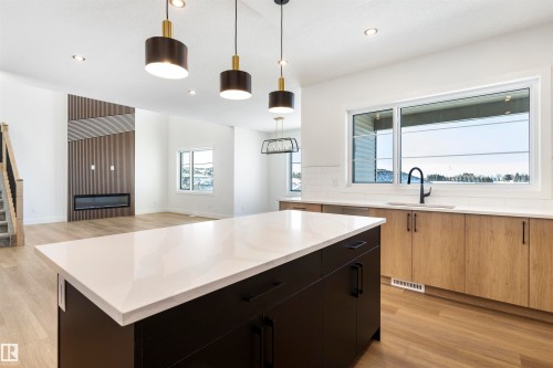 200 Basin Court, Leduc, AB - Indoor Photo Showing Kitchen