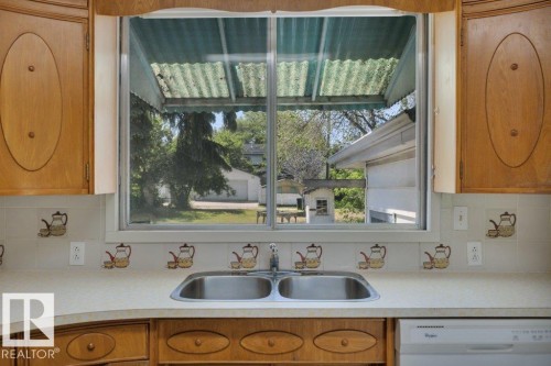 10148 87 Street, Edmonton, AB - Indoor Photo Showing Kitchen With Double Sink