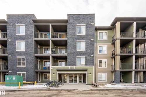 View of apartment building / complex - 415 111 Watt Common, Edmonton, AB - Outdoor With Balcony With Facade