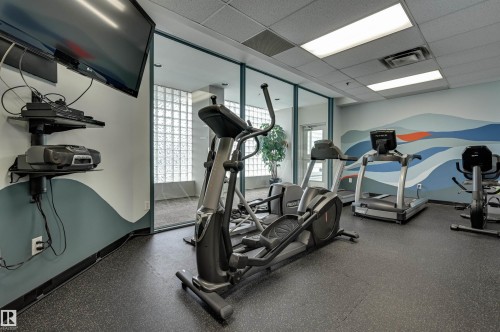 1302 10721 Saskatchewan Drive, Edmonton, AB - Indoor Photo Showing Gym Room