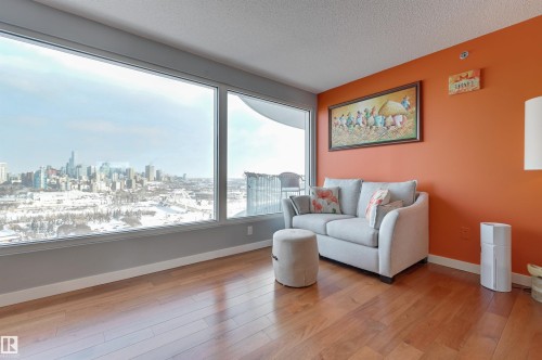 1302 10721 Saskatchewan Drive, Edmonton, AB - Indoor Photo Showing Living Room