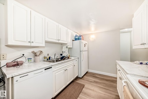 306 2908 116A Avenue, Edmonton, AB - Indoor Photo Showing Kitchen With Double Sink