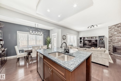 1170 Hays Drive, Edmonton, AB - Indoor With Fireplace