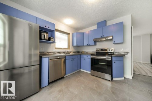 1877 Mill Woods Road E, Edmonton, AB - Indoor Photo Showing Kitchen With Stainless Steel Kitchen