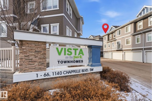 View of community sign - 48 1140 Chappelle Boulevard, Edmonton, AB - Outdoor