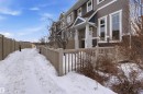 View of snow covered exterior - 48 1140 Chappelle Boulevard, Edmonton, AB  - Outdoor 