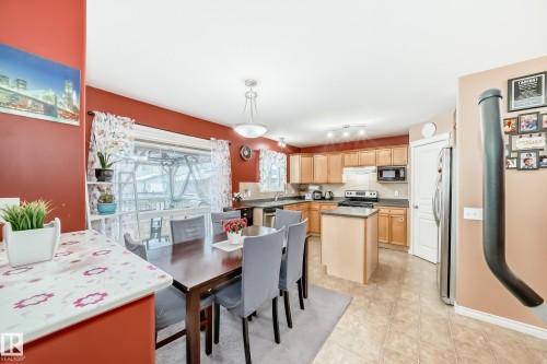 113 Keystone Lane, Leduc, AB - Indoor Photo Showing Dining Room