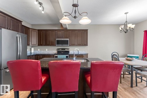 302 A Aurora Way, Cold Lake, AB - Indoor Photo Showing Kitchen With Stainless Steel Kitchen With Double Sink