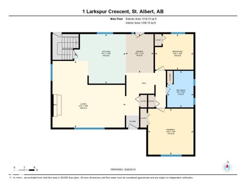 View of property floor plan - 1 Larkspur Crescent, St. Albert, AB - Other