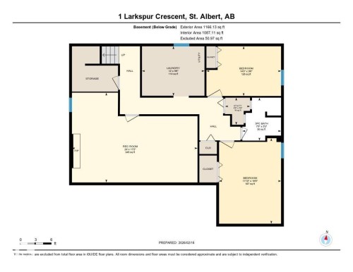View of home floor plan - 1 Larkspur Crescent, St. Albert, AB - Other