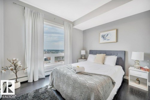 2107 10226 104 Street, Edmonton, AB - Indoor Photo Showing Bedroom