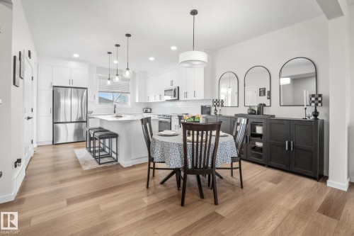 7012 54 Avenue, Beaumont, AB - Indoor Photo Showing Kitchen With Upgraded Kitchen