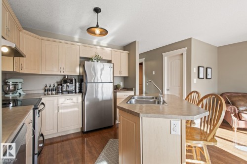 50 Meridian Loop, Stony Plain, AB - Indoor Photo Showing Kitchen With Stainless Steel Kitchen With Double Sink